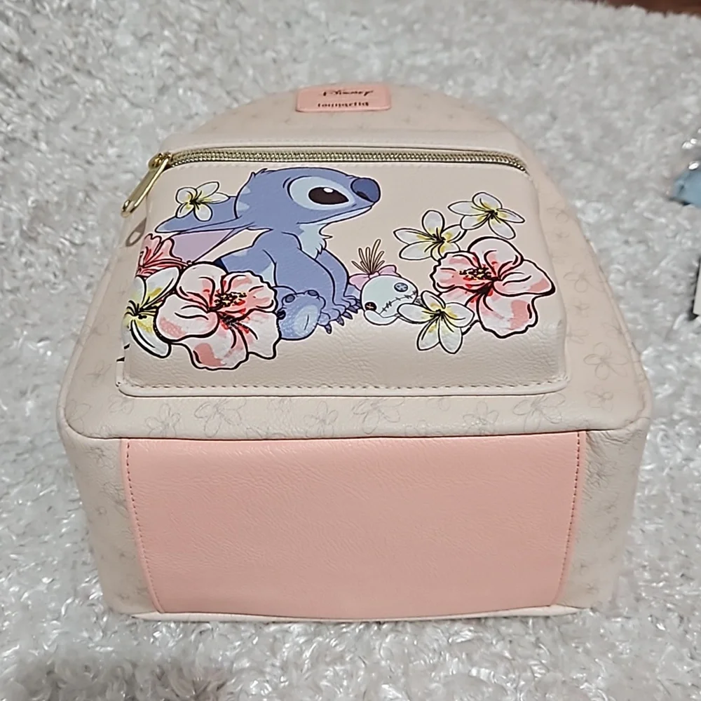 Loungefly Lilo and Stitch Floral mini back and coin purse wallet